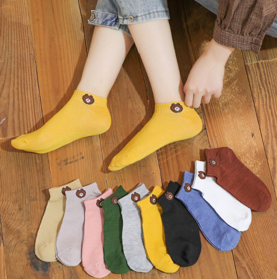 Bear Ankle Socks